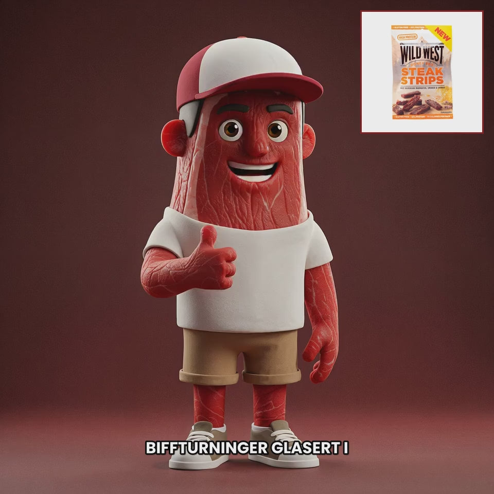 Chuck mascot wild-west-steak-strips-honey-bbq NO