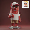 Chuck mascot wild-west-steak-strips-honey-bbq NO