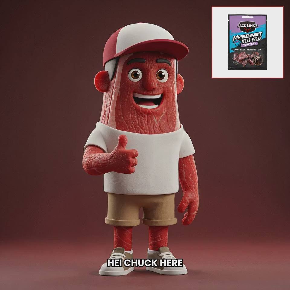Chuck mascot jack-links-beef-jerky-teriyaki NO