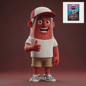 Chuck mascot jack-links-beef-jerky-teriyaki NO