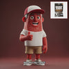Chuck mascot kuivalihakundi-beef-jerky-hot-naga NO