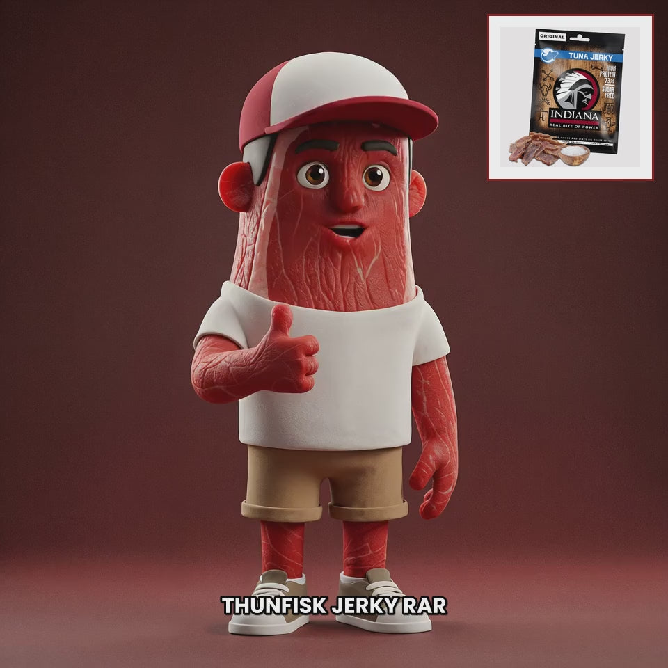 Chuck mascot indiana-jerky-tuna-original NO