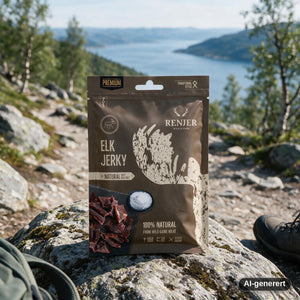 Renjer Elg Jerky med Sjoesalt i bruk