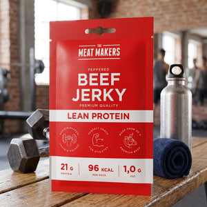 Meat Makers Sports Okse med Pepper 40g i bruk