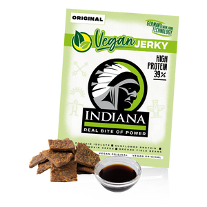Indiana Vegansk Jerky Original pose