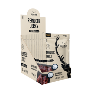 Renjer Reinsdyr Jerky med Sjøsalt