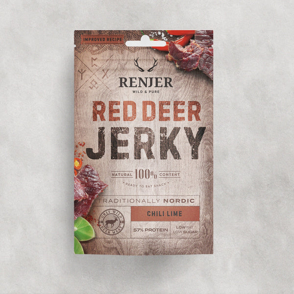 Renjer Red Deer Jerky with Chili & Lime