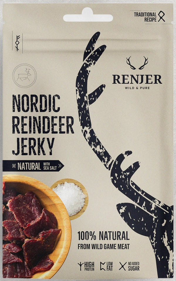Renjer Reindeer Jerky with Sea Salt