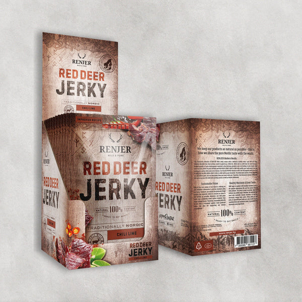 Renjer Red Deer Jerky with Chili & Lime